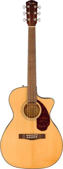 Fender CC-140SCE Concert Acoustic Electric Guitar w/Case - Natural