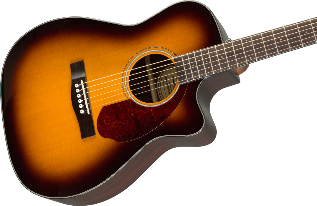 Fender CC-140SCE Concert Acoustic Electric Guitar w/Case - Sunburst