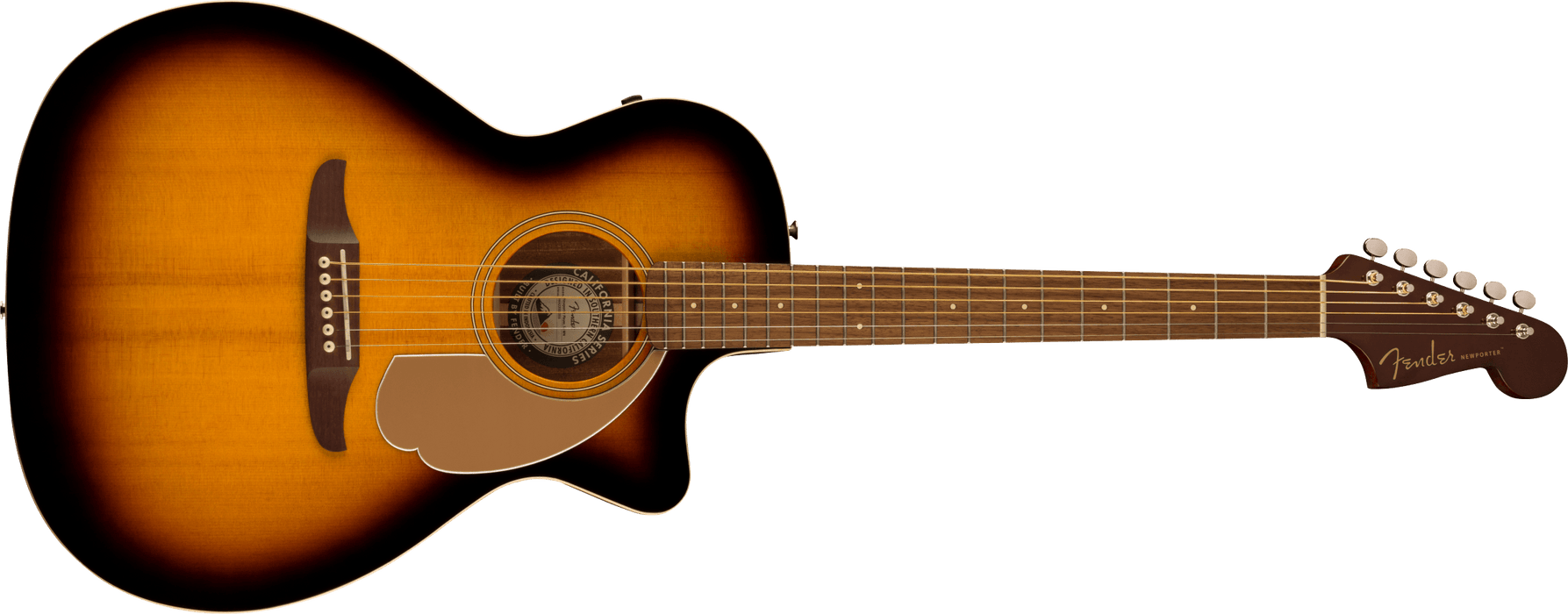 Fender Newporter Player Acoustic Electric Guitar - Sunburst