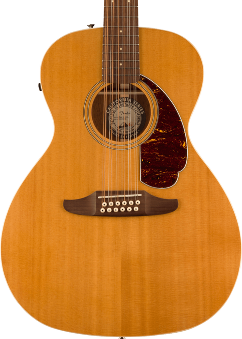 Fender Villager 12-String Acoustic Electric Guitar - Aged Natural