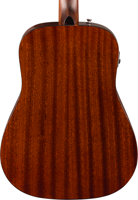 Fender California Deluxe Redondo Jr. E Mahogany Natural Acoustic Guitar - Natural Mahogany