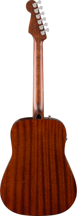 Fender California Deluxe Redondo Jr. E Mahogany Natural Acoustic Guitar - Natural Mahogany