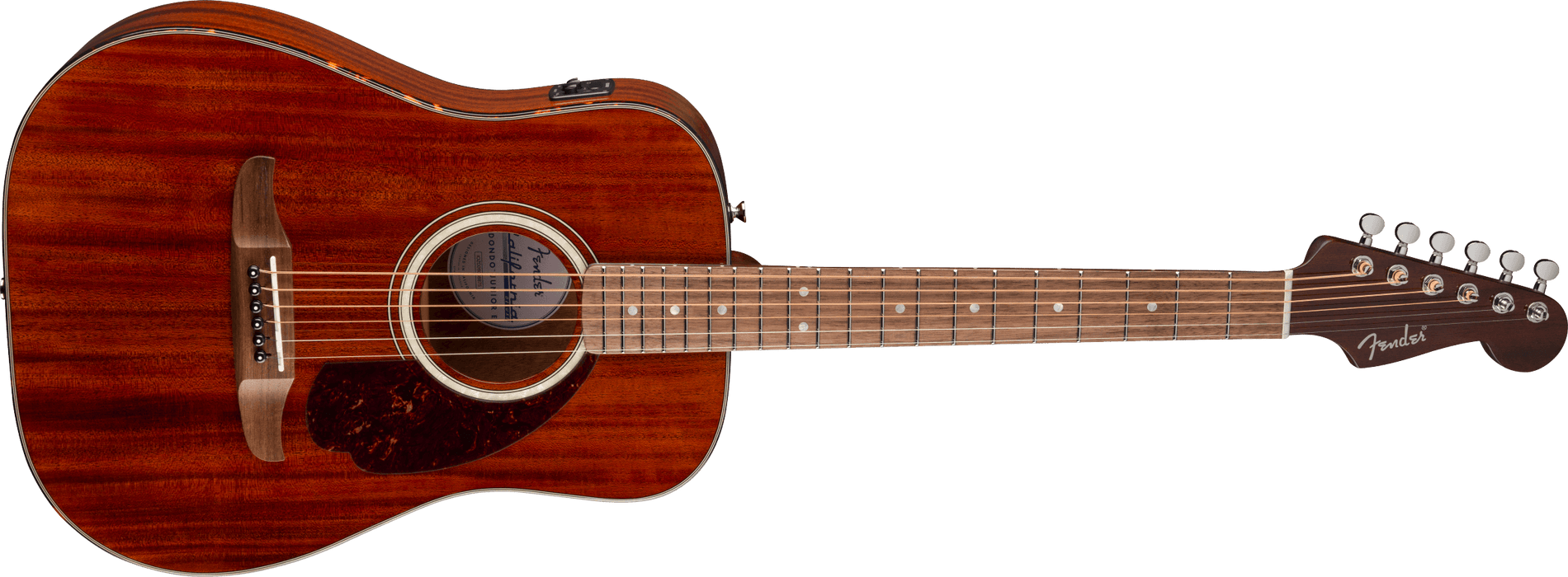 Fender California Deluxe Redondo Jr. E Mahogany Natural Acoustic Guitar - Natural Mahogany