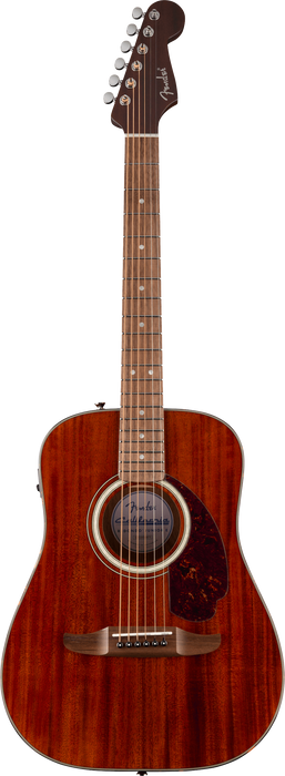 Fender California Deluxe Redondo Jr. E Mahogany Natural Acoustic Guitar - Natural Mahogany