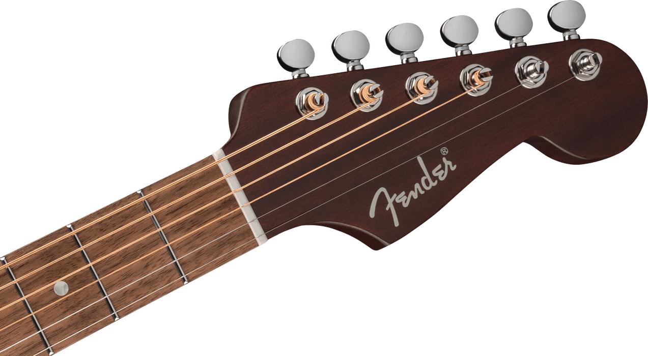 Fender California Deluxe Redondo Jr. E Mahogany Natural Acoustic Guitar - Natural Mahogany