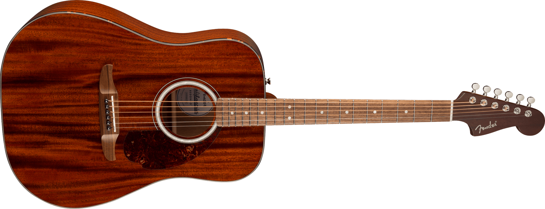 Fender California Deluxe Redondo Mahogany Natural Acoustic Guitar - Natural Mahogany