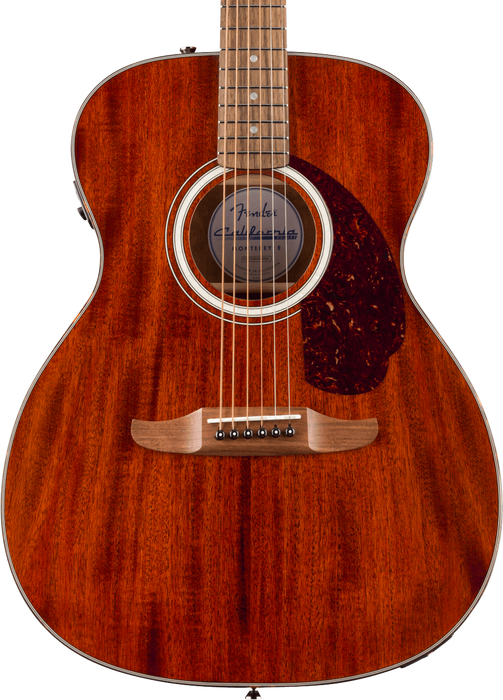 Fender California Deluxe Monterey E Acoustic Guitar - Natural Mahogany