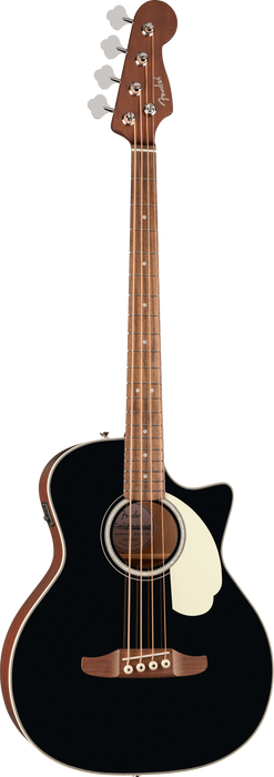 Fender California Deluxe Kingman Bass CE Acoustic Bass Guitar - Black