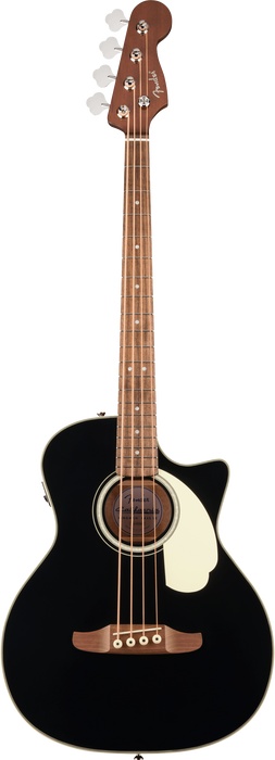 Fender California Deluxe Kingman Bass CE Acoustic Bass Guitar - Black