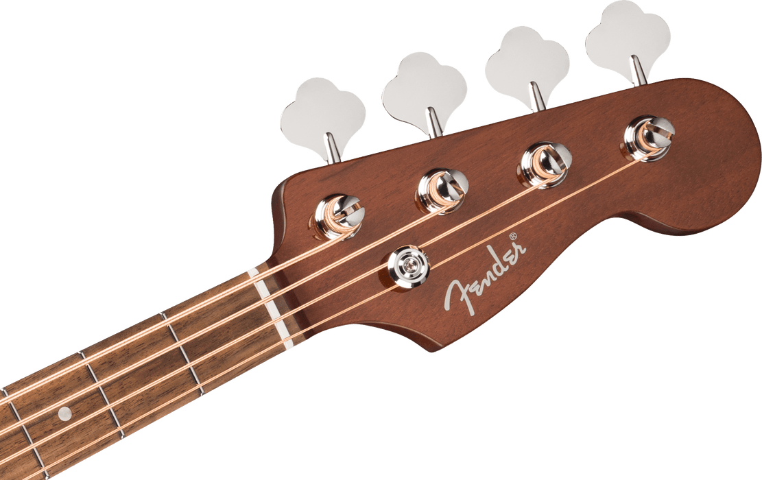 Fender California Deluxe Kingman Bass CE Acoustic Bass Guitar - Black