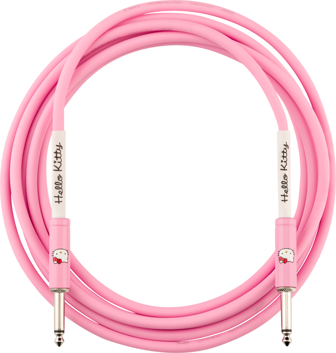 Fender x Hello Kitty 10FT Instrument Cable Pink