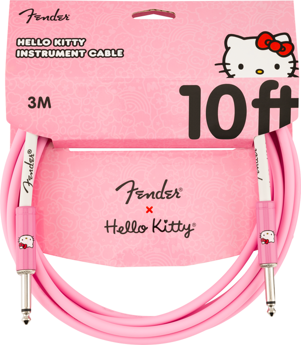 Fender x Hello Kitty 10FT Instrument Cable Pink