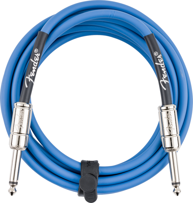 Fender Contour 10ft Instrument Cable - Lake Placid Blue
