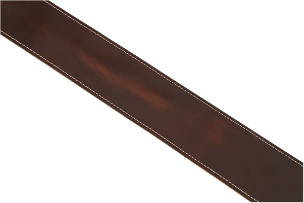 Fender Broken-In Leather Strap - Brown 2.5