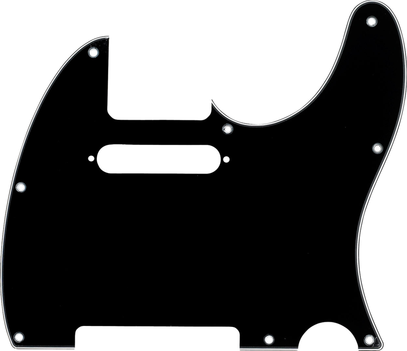 Fender Pickguard Telecaster 8-Hole Mount Black 3-Ply