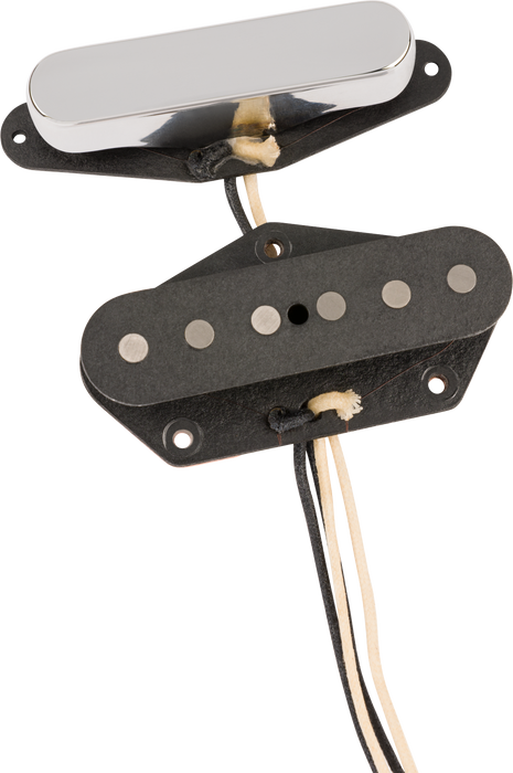 Fender Custom Shop Red Hot Telecaster Pickups Set of 2 Pickup Set - Black and Chrome