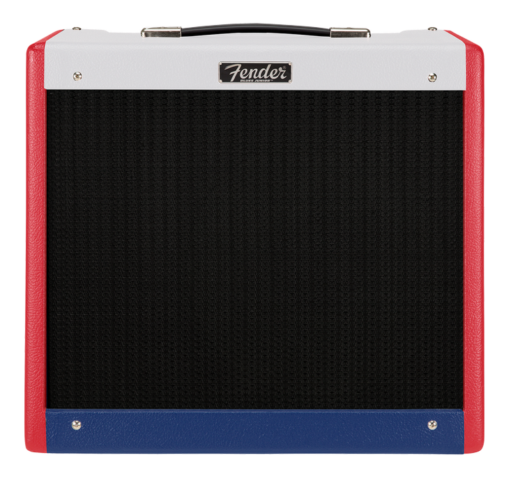 Fender FSR Blues Junior IV Colour Trio Guitar Combo Amp - Red White Blue