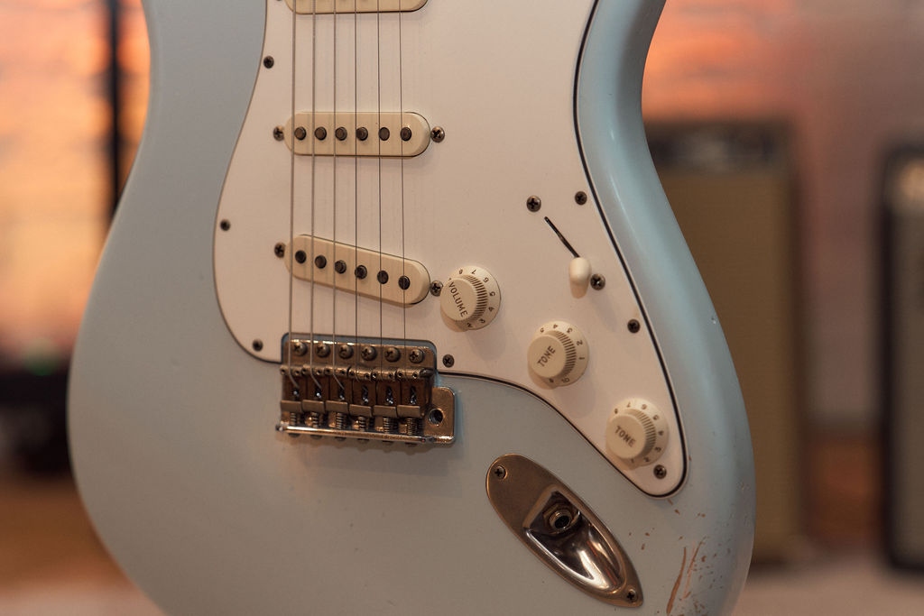 Fender Custom Shop Masterbuilt Dennis Galuszka 60's Stratocaster Journeyman Relic - Sonic Blue