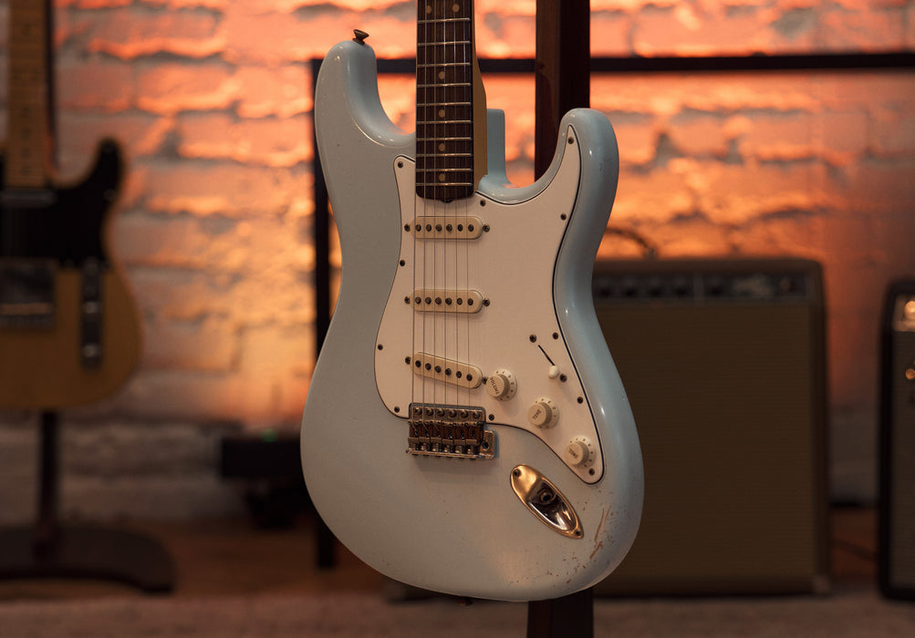 Fender Custom Shop Masterbuilt Dennis Galuszka 60's Stratocaster Journeyman Relic - Sonic Blue