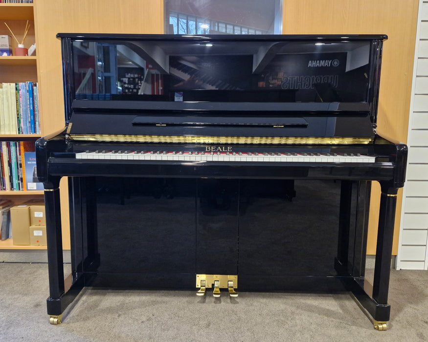 Beale UP131Y 131cm Preowned Upright Piano - Polished Ebony