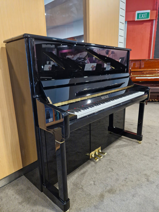 Beale UP131Y 131cm Preowned Upright Piano - Polished Ebony