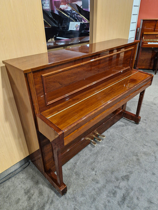 Alex Steinbach JS112 112cm Federation Style Preowned Upright Piano - Dark Walnut