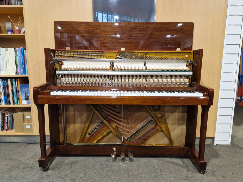Alex Steinbach JS112 112cm Federation Style Preowned Upright Piano - Dark Walnut