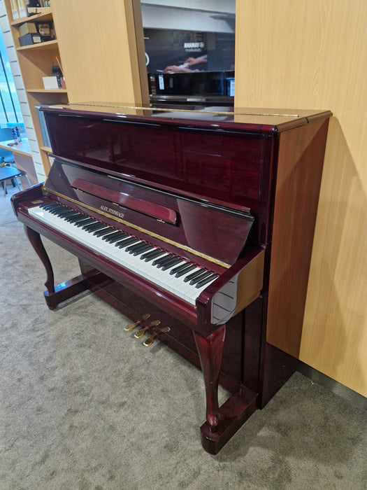 Alex Steinbach JS-121FD 121cm Preowned Upright Piano IJNL01133 - Polished Mahogany