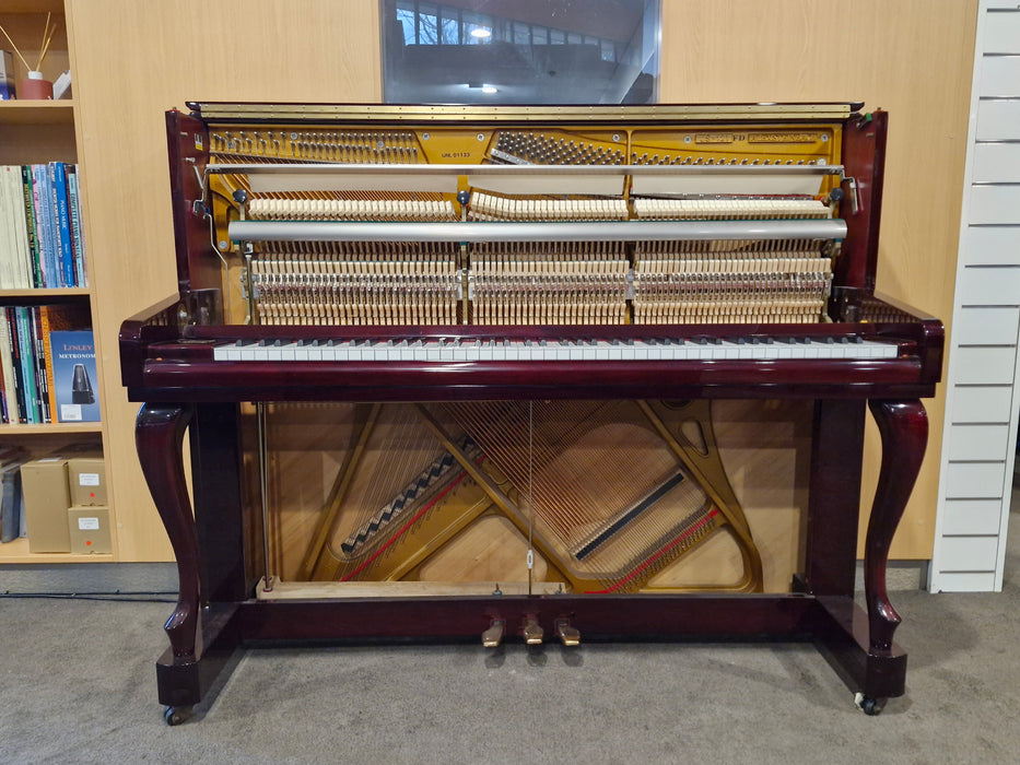 Alex Steinbach JS-121FD 121cm Preowned Upright Piano IJNL01133 - Polished Mahogany