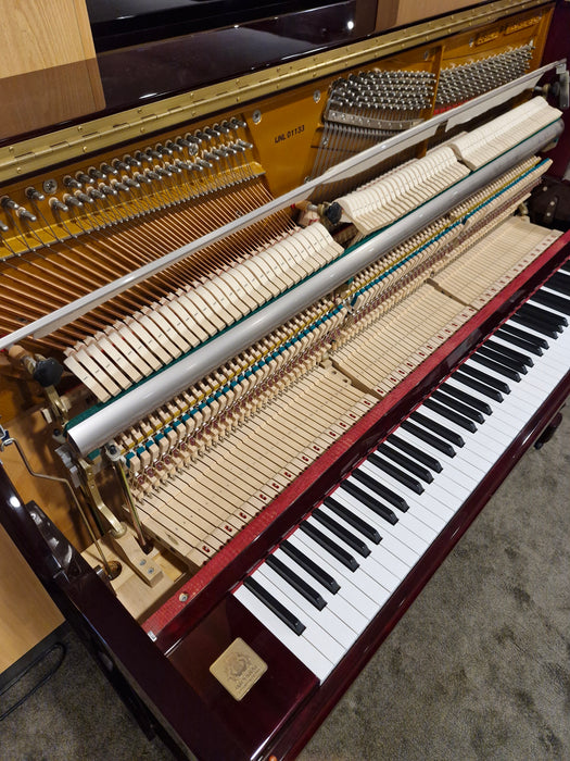 Alex Steinbach JS-121FD 121cm Preowned Upright Piano IJNL01133 - Polished Mahogany