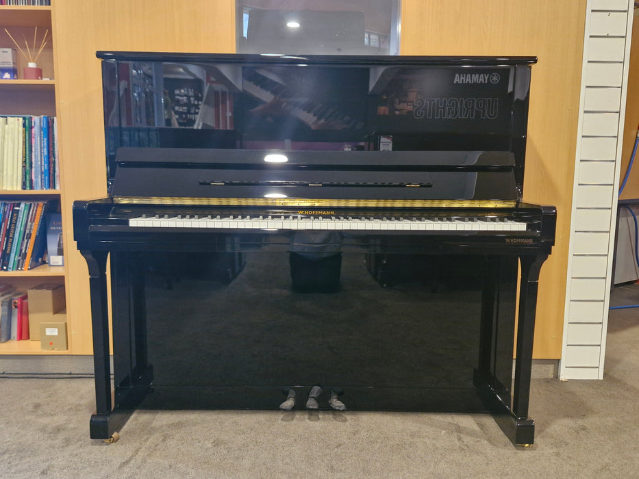 W. Hoffman V131 131cm Preowned Upright Piano 177373 - Polished Ebony
