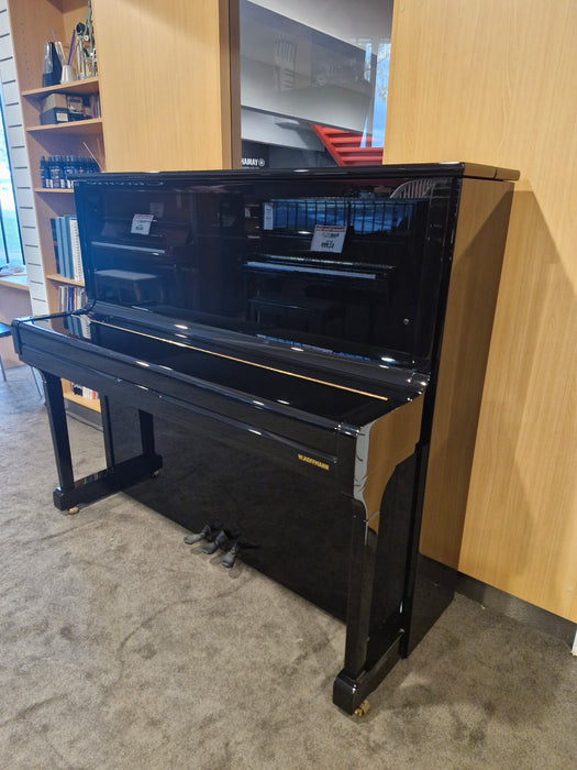 W. Hoffman V131 131cm Preowned Upright Piano 177373 - Polished Ebony