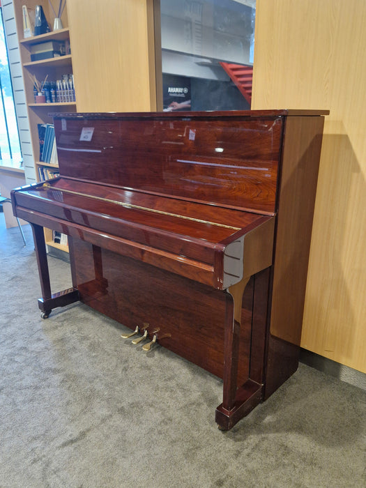 George Steck US-19TD 118cm Preowned Upright Piano KP1242 - Polished Mahogany
