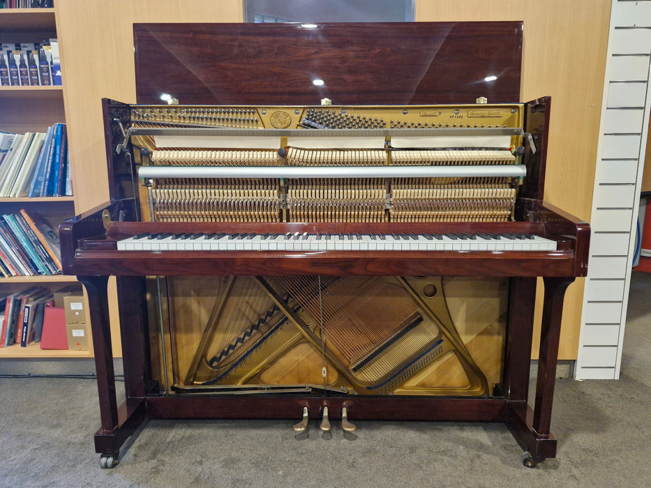 George Steck US-19TD 118cm Preowned Upright Piano KP1242 - Polished Mahogany