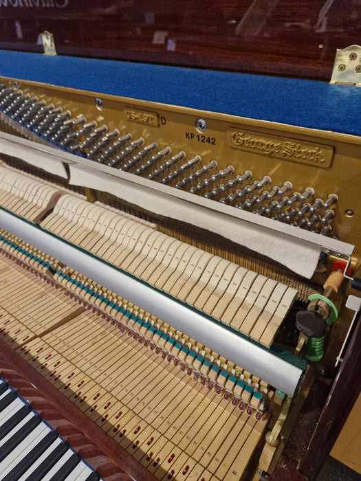 George Steck US-19TD 118cm Preowned Upright Piano KP1242 - Polished Mahogany