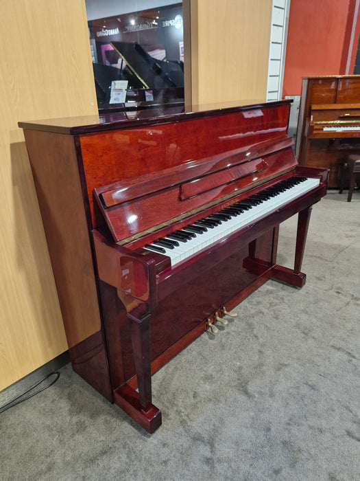Kingsburg LM-116 112cm Preowned Upright Piano - Polished Mahogany