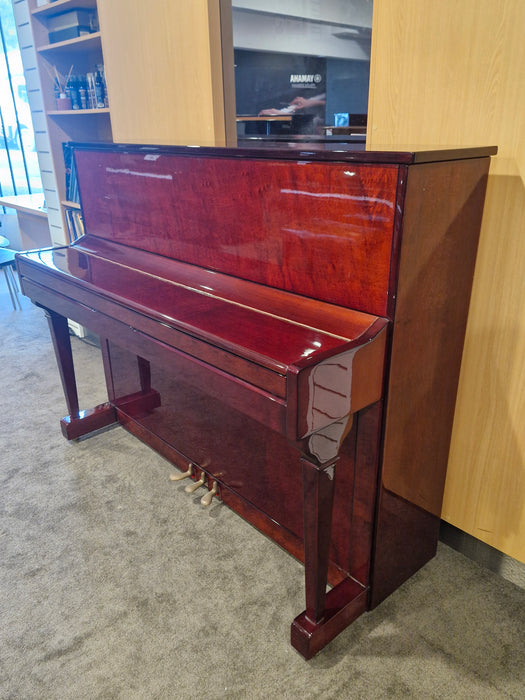Kingsburg LM-116 112cm Preowned Upright Piano - Polished Mahogany