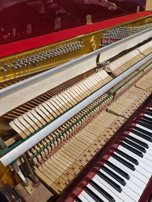 Kingsburg LM-116 112cm Preowned Upright Piano - Polished Mahogany