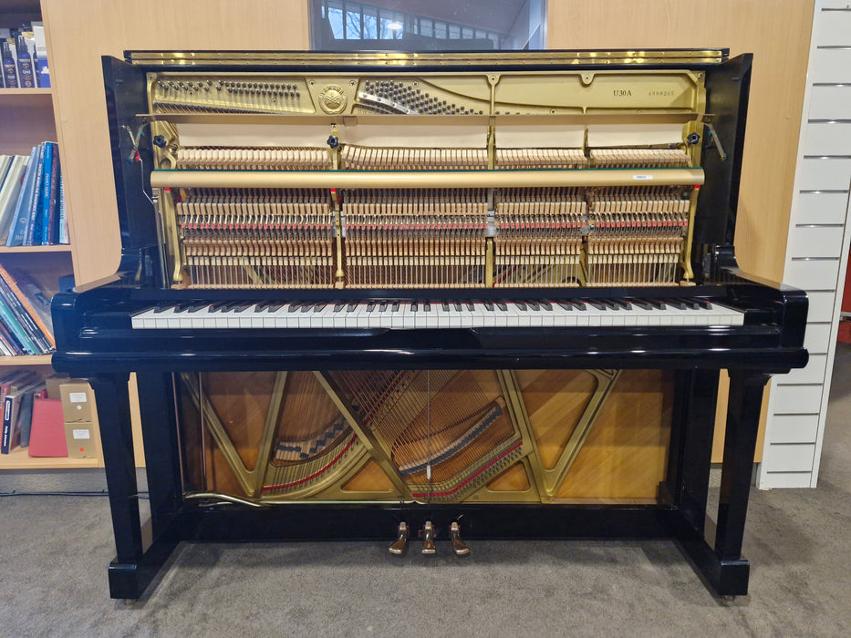 Yamaha U30A 131cm Preowned Upright Piano 4989205 - Polished Ebony