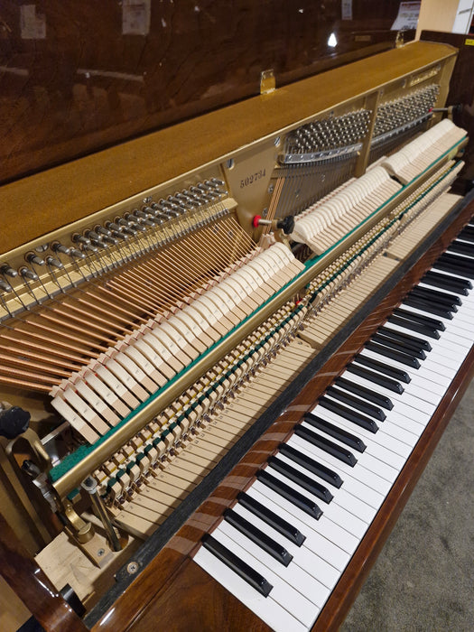 Alex Steinbach S-105 108cm Preowned Upright Piano 502734 - Polished Mahogany