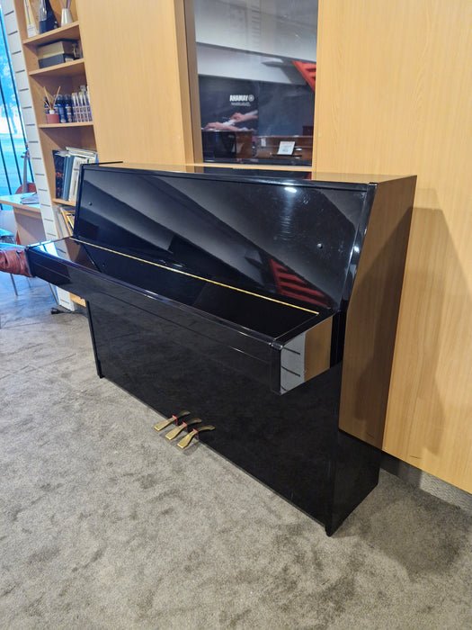 Yamaha C108 108cm Preowned Upright Piano 5314796 - Polished Ebony