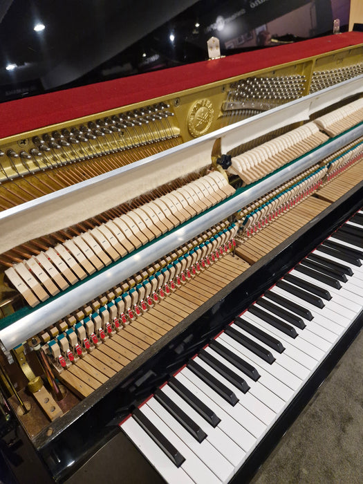 Yamaha C108 108cm Preowned Upright Piano 5314796 - Polished Ebony
