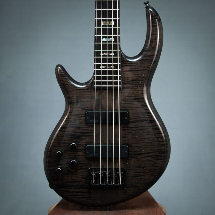 Carvin Icon 5 Left Handed 5 String Bass w/Case - See Through Black - Preowned