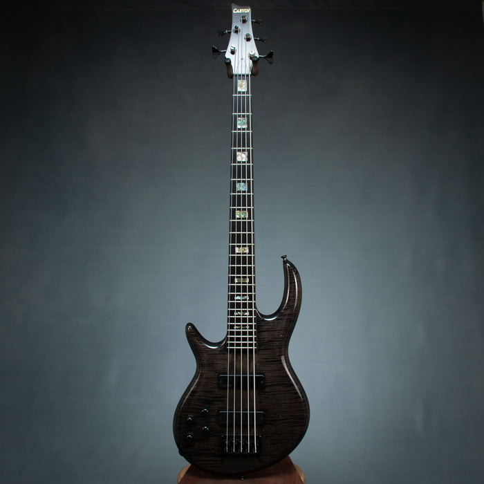 Carvin Icon 5 Left Handed 5 String Bass w/Case - See Through Black - Preowned