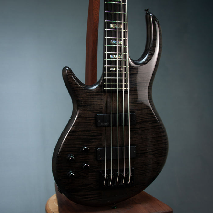 Carvin Icon 5 Left Handed 5 String Bass w/Case - See Through Black - Preowned