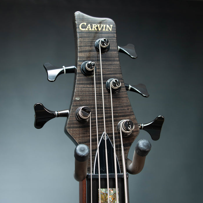 Carvin Icon 5 Left Handed 5 String Bass w/Case - See Through Black - Preowned