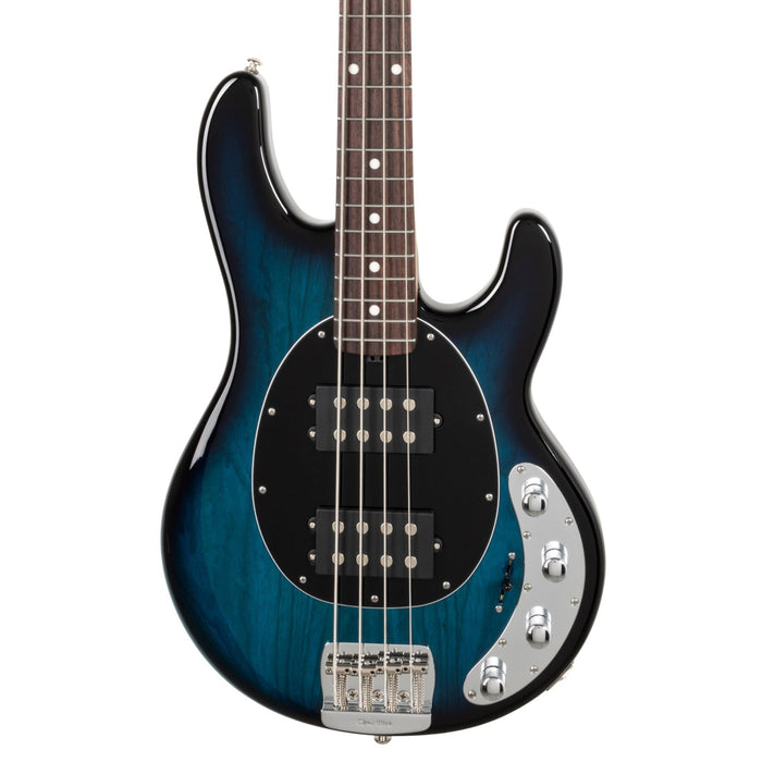 Ernie Ball Music Man StingRay Special HH Bass Guitar - Pacific Blue Burst