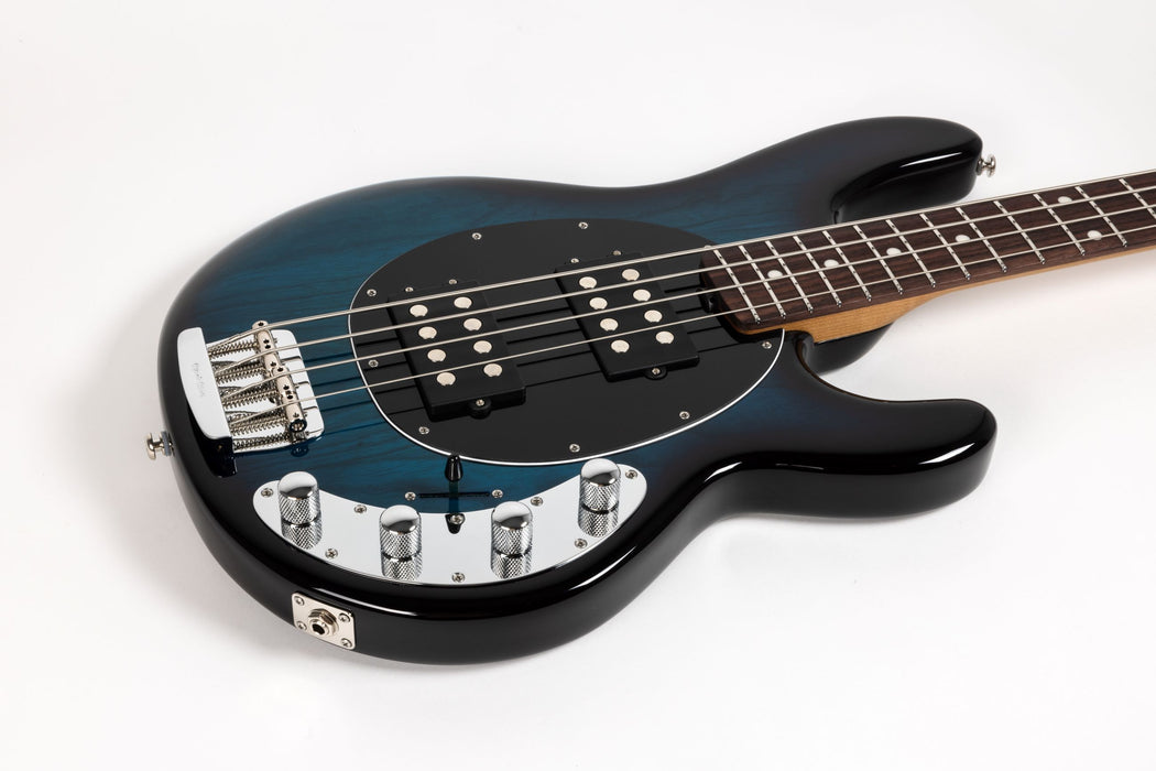 Ernie Ball Music Man StingRay Special HH Bass Guitar - Pacific Blue Burst