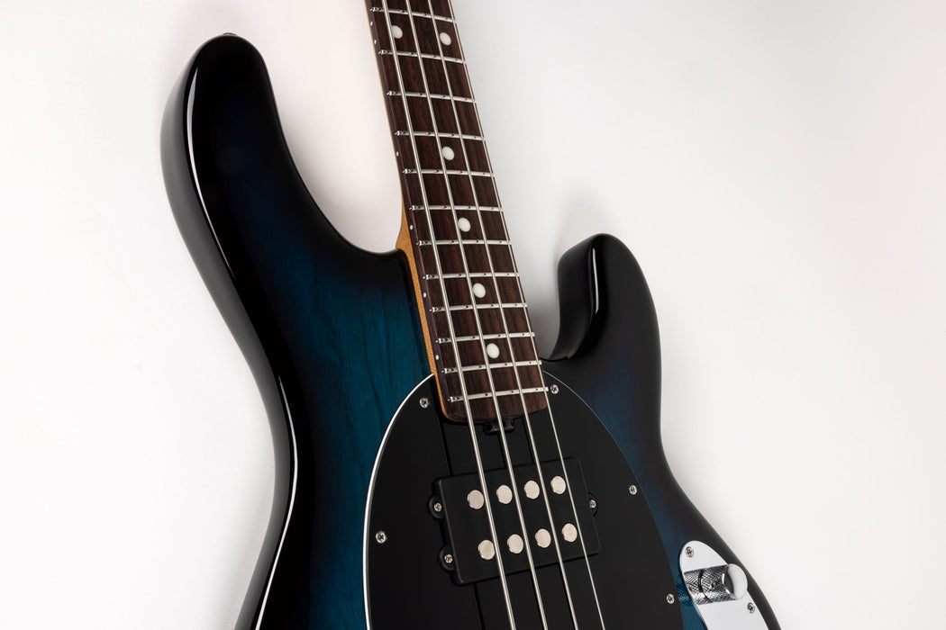 Ernie Ball Music Man StingRay Special HH Bass Guitar - Pacific Blue Burst