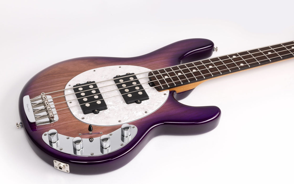 Ernie Ball Music Man StingRay Special HH Bass Guitar - Purple Sunset